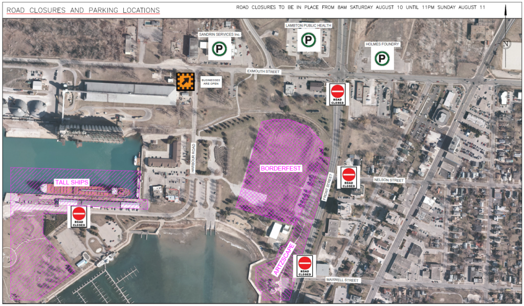 road closure map